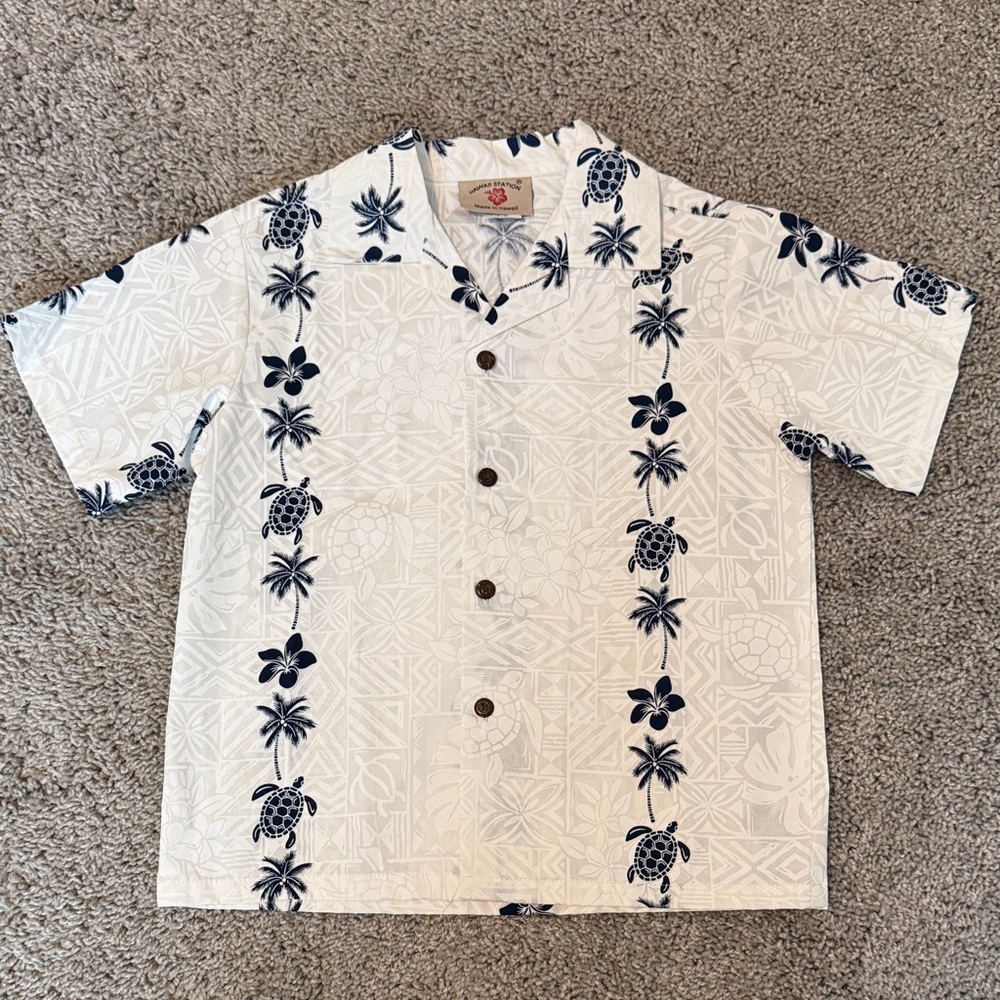 Boys Hawaiian Shirt- Size 7-8